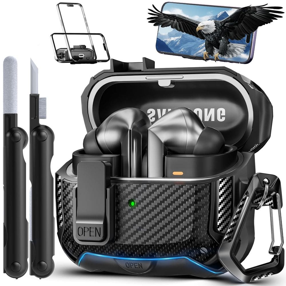 Capa compatível com Samsung Galaxy Buds 3 e Buds 3 Pro