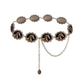 Western Belt TOPACC para mulheres Cowgirl Chain Rodeo Horse Concho