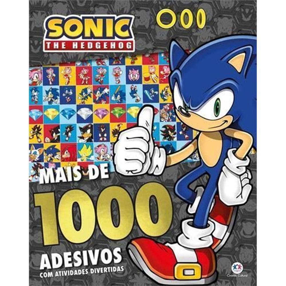 Sonic The Hedgehog - Mais de 1000 Adesivos