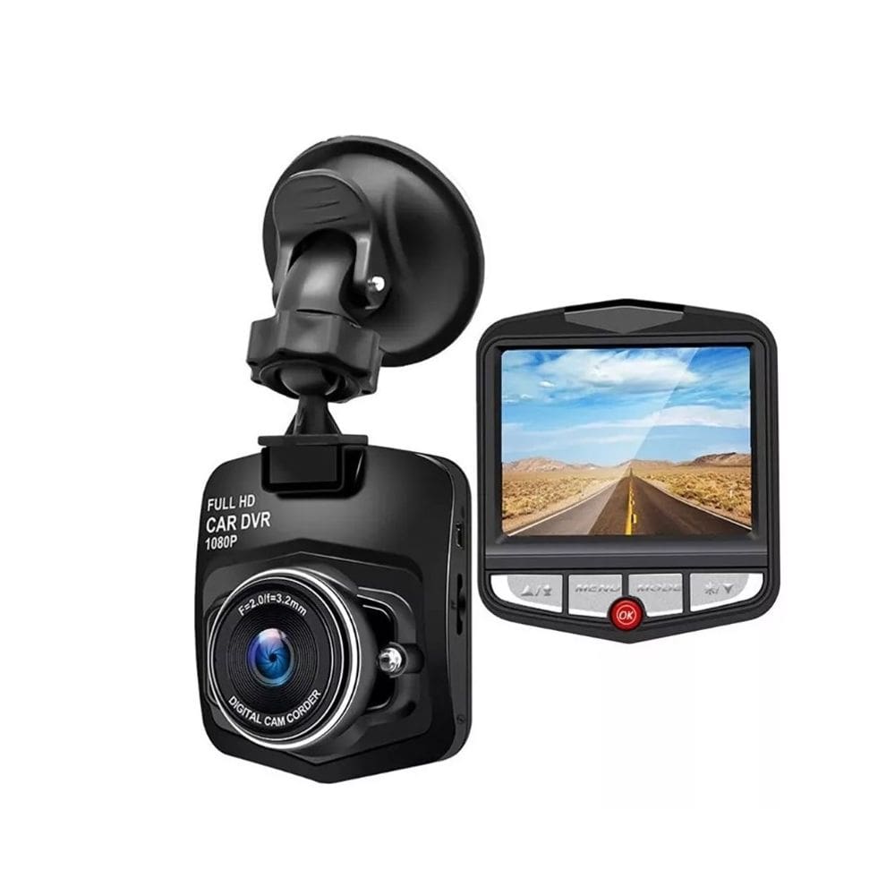 Câmera Filmadora Veicular DVR De Para Brisa C/ Visão Noturna E Visor LCD