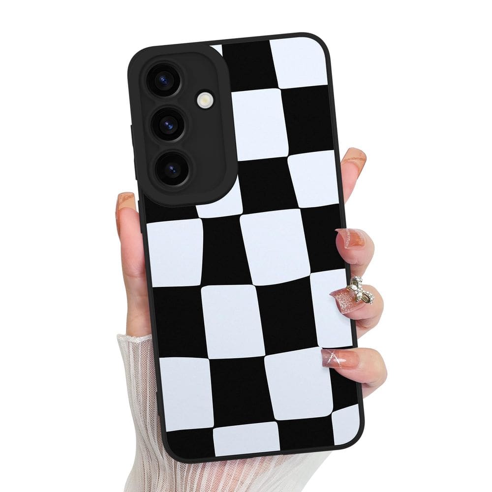 Capa de telefone KANGHAR compatível com Samsung Galaxy S24 - preta