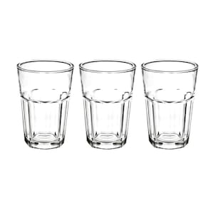 Conjunto 3 Copos De Vidro Casual 360Ml Class Home