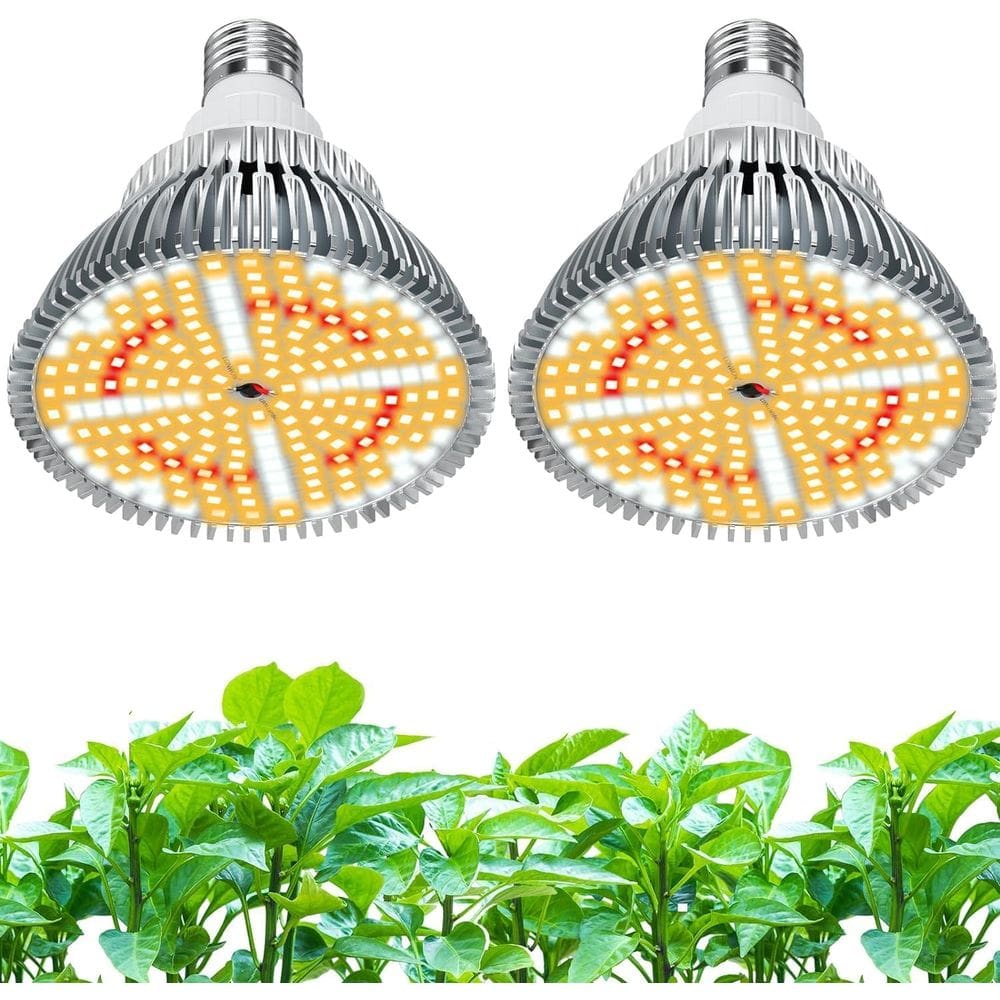 Lâmpada LED Grow Light Lonwon equivalente a 320 W E26 Base 4000K, pacote com 2