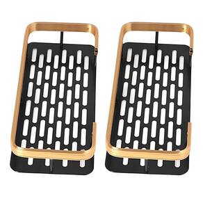 Suporte Organizador Shampoo Sabonete Banheiro Dourado - 2 Unidades