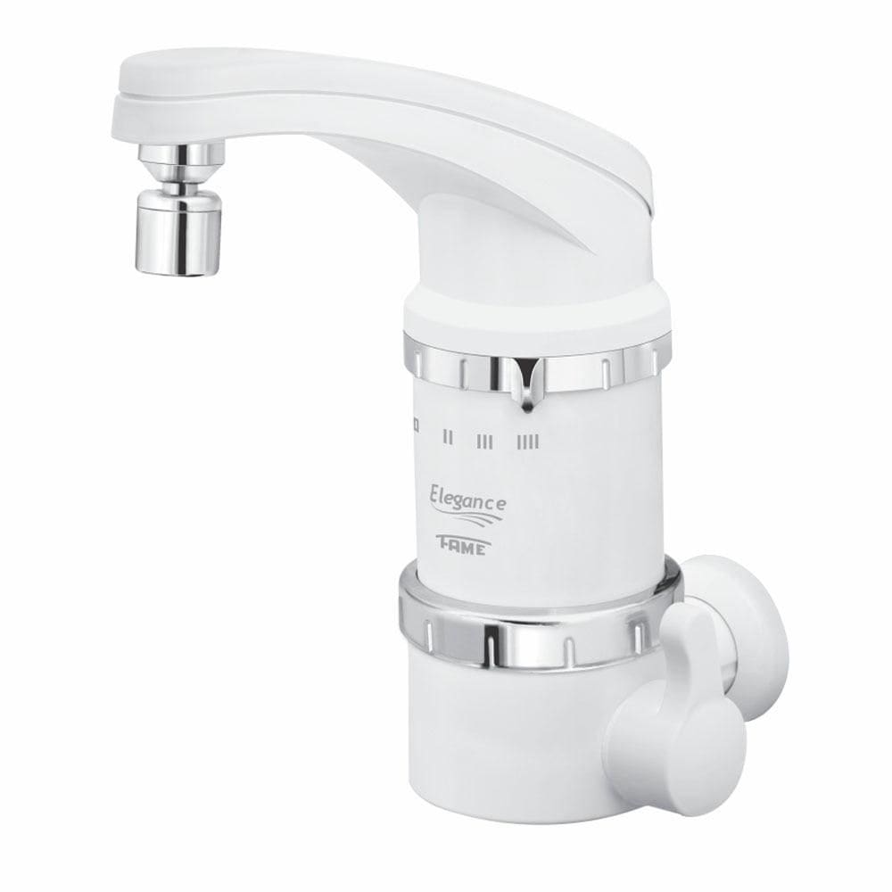 Torneira Elétrica Fame Elegance para Parede 4800W, Branca - 110 Volts