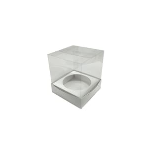 Caixa Para Panetone 13X13X15Cm Branco Kit 10Und
