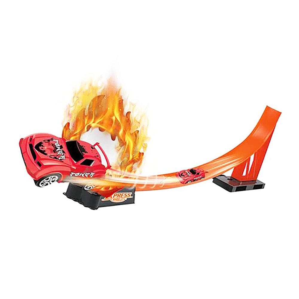 Pista de Corrida Fast Lane Express Wheels com 1 Carrinho - BR1020 - Multikids