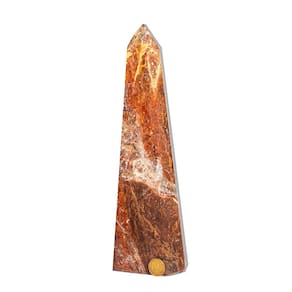 Ponta Calcedônia Mosaico Pedra Natural 1,5Kg 28cm Classe C