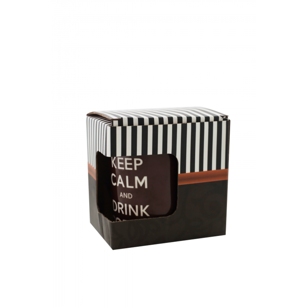 Kit 12 Caixinha Para Caneca De Papelao 10,5 X 8 X 11 - Preta