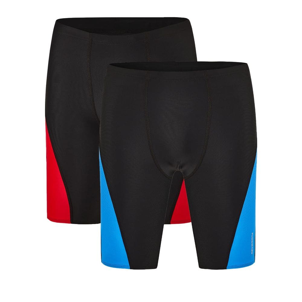 Swim Jammers DEVOROPA Boys Swim Team Suit UPF 50+ Black S