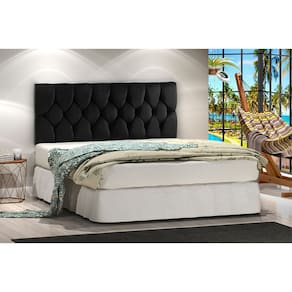 Cabeceira Cama Casal Paolla 1,60 Preto