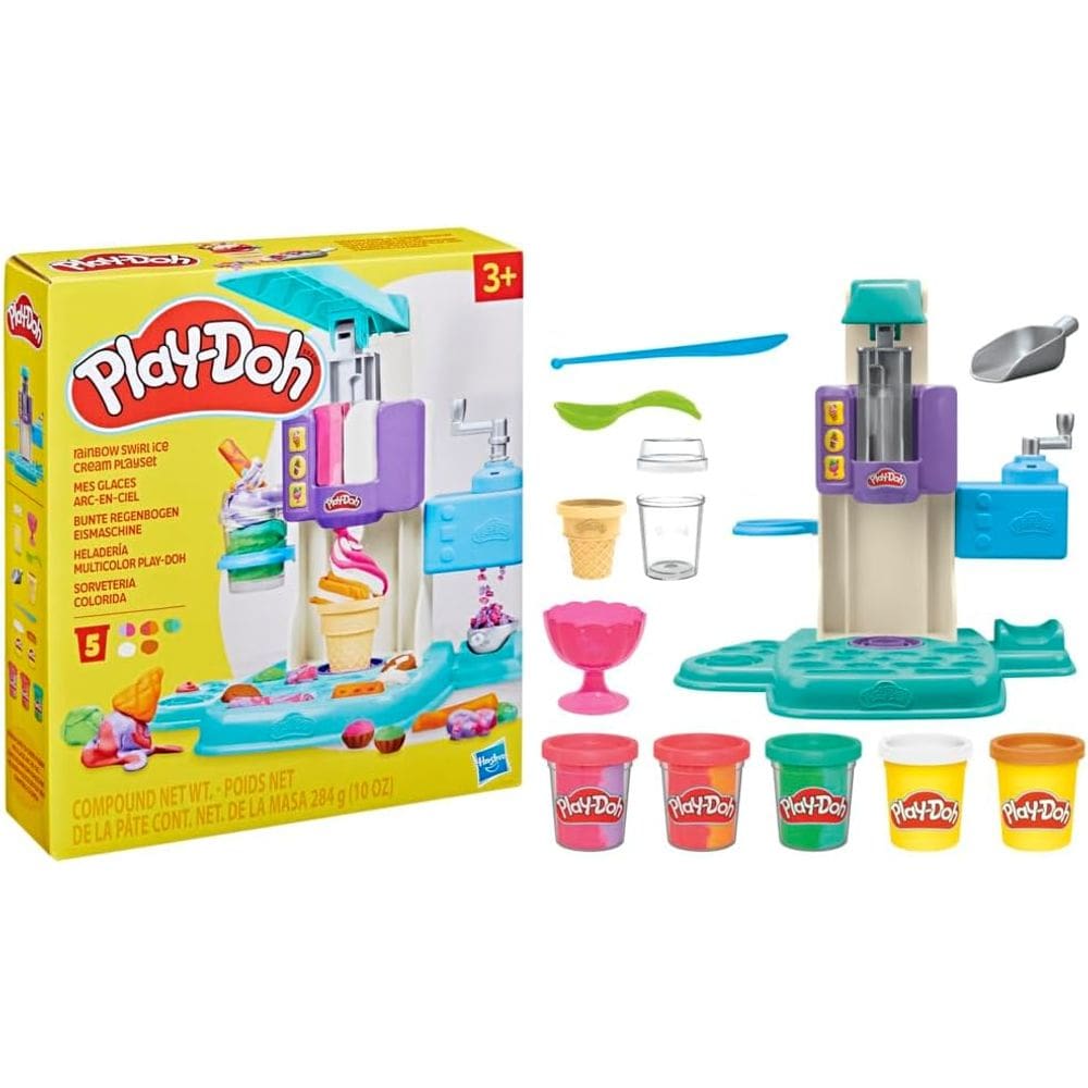 G0028 Massa De Modelar Playdoh Sorveteria Colorida