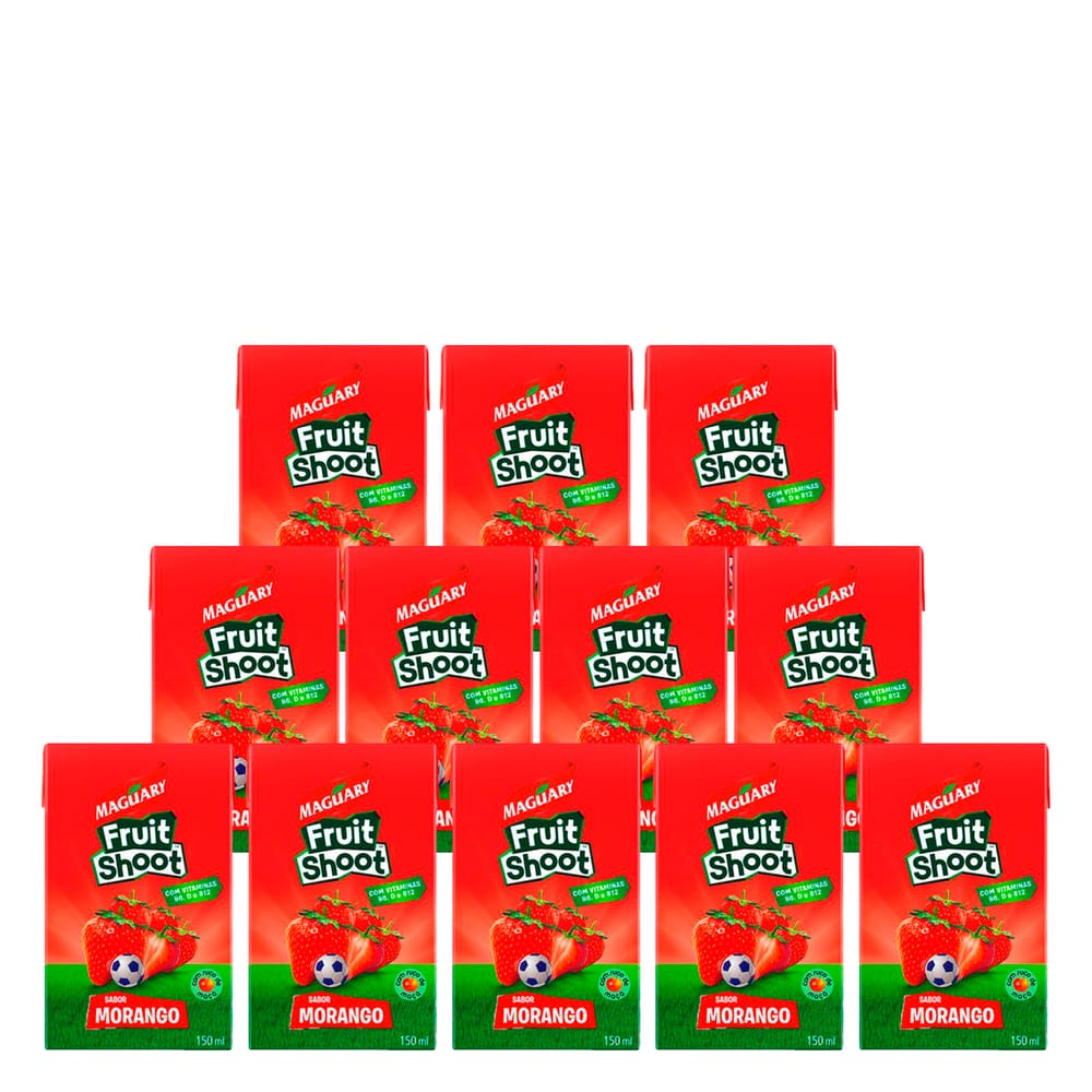 Suco de Morango Maguary Fruit Shoot 150ml 12 Unidades