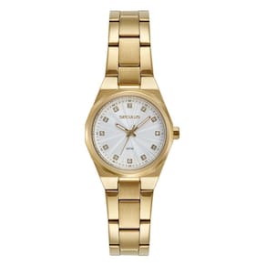 Relógio Seculus Feminino Ref: 23733Lpsvds1 Clássico Dourado