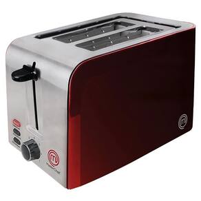 Torradeira Master Chef 730W Vermelha 220V 7 Niveis De Tostagem