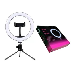 Tripé Para Celular Com Luz Ring Light lle8