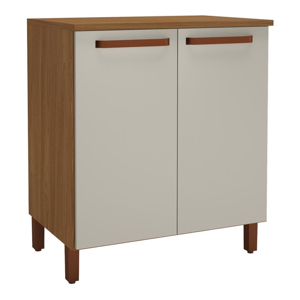 Balcão de Cozinha Monza 80cm com Tampo MDF - Indékes
