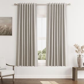Conjunto de cortinas Guken Apricot Blackout 160 cm de comprimento e 2 painéis