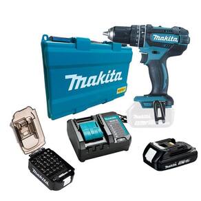 Parafusadeira 18V Makita Dhp482Y002 1Bat 1,5A Carreg + Bits
