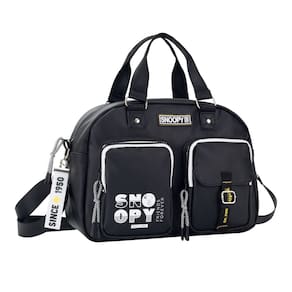 Bolsa Baú Média Snoopy Alça Transversal e de mão Casual