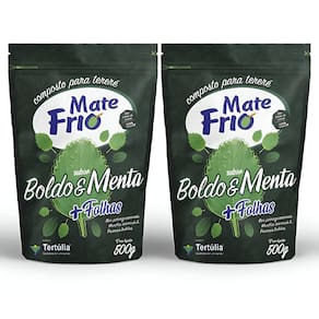 Tereré Mate Frio Boldo e Menta Tertúlia 500g Kit com 2