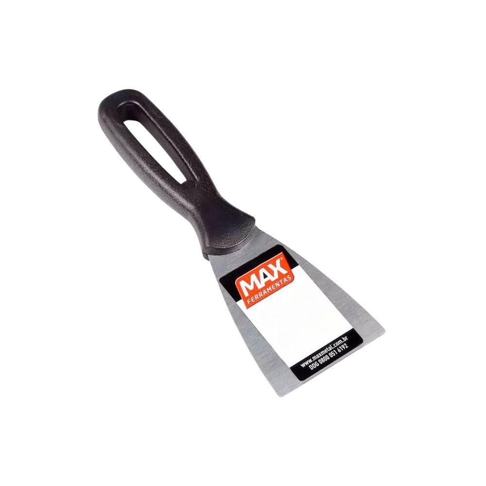Espátula De Aço Max Com Cabo De Plástico 6cm