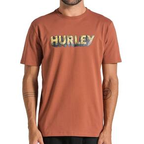 Camiseta Hurley Stone WT25 Masculina Marrom