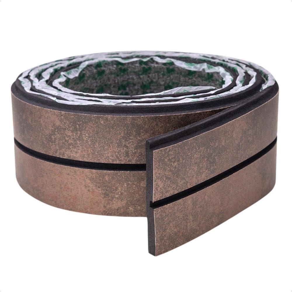 Painel Ripado Laminado De Eva Autocolante Rolo 10M Corten