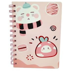 Agenda Espiral Anotações 80 Páginas Animais Capa 3 - Quanhe