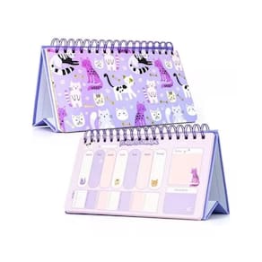 Agenda Planner Semanal Gatinhos 52 Páginas Capa 1- Quanhe