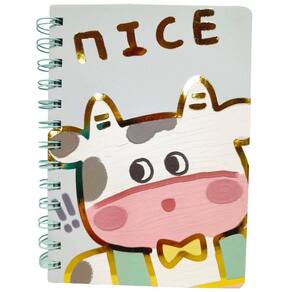 Agenda Espiral Anotações 80 Páginas Animais Capa 4 - Quanhe