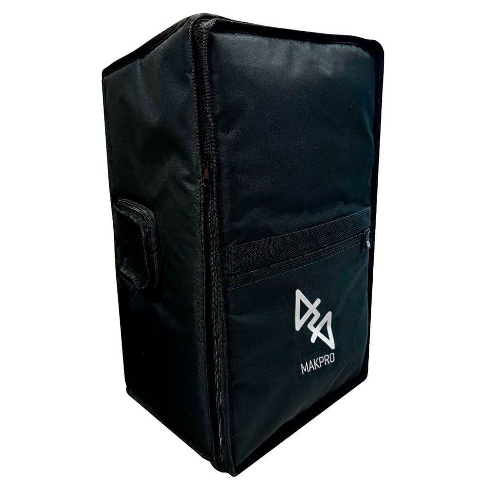 Capa Bag Luxo Almofadada P/ Caixa De Som Mak Pro Mk15 15``