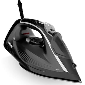 Ferro de Passar a Vapor 2200W Philco Base Ceramica Ellegance Black 127V