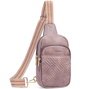 Bolsa tipo estilingue de couro tiracolo acolchoado BOSTANTEN para mulheres
