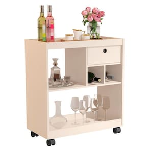 Aparador Bar 4000 Design Moderno Rodizio Off White JBBechara