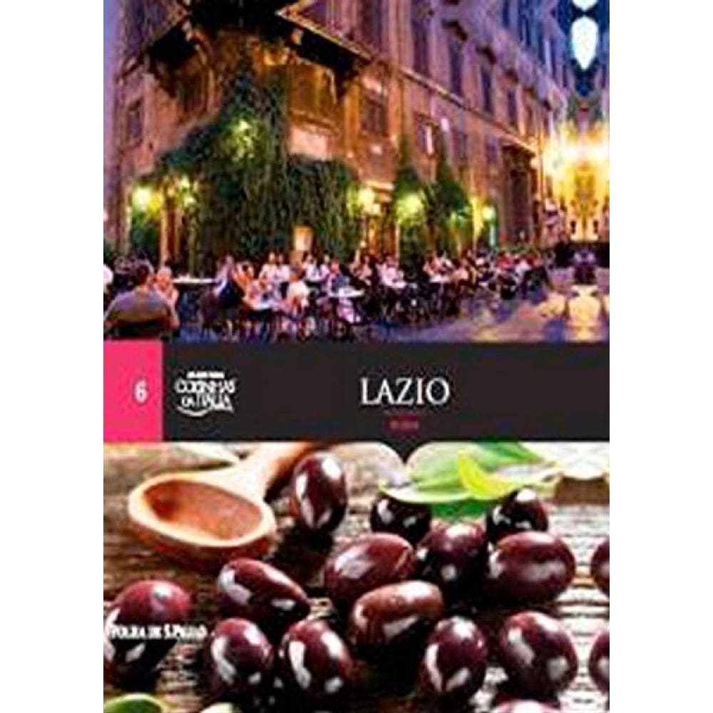 Livro Lazio Roma Vol. 6 Coleção Folha Cozinhas Da Itália - 1