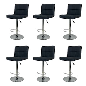 Banqueta Gomos Comfort Estofada Giratória Altura Regulável
