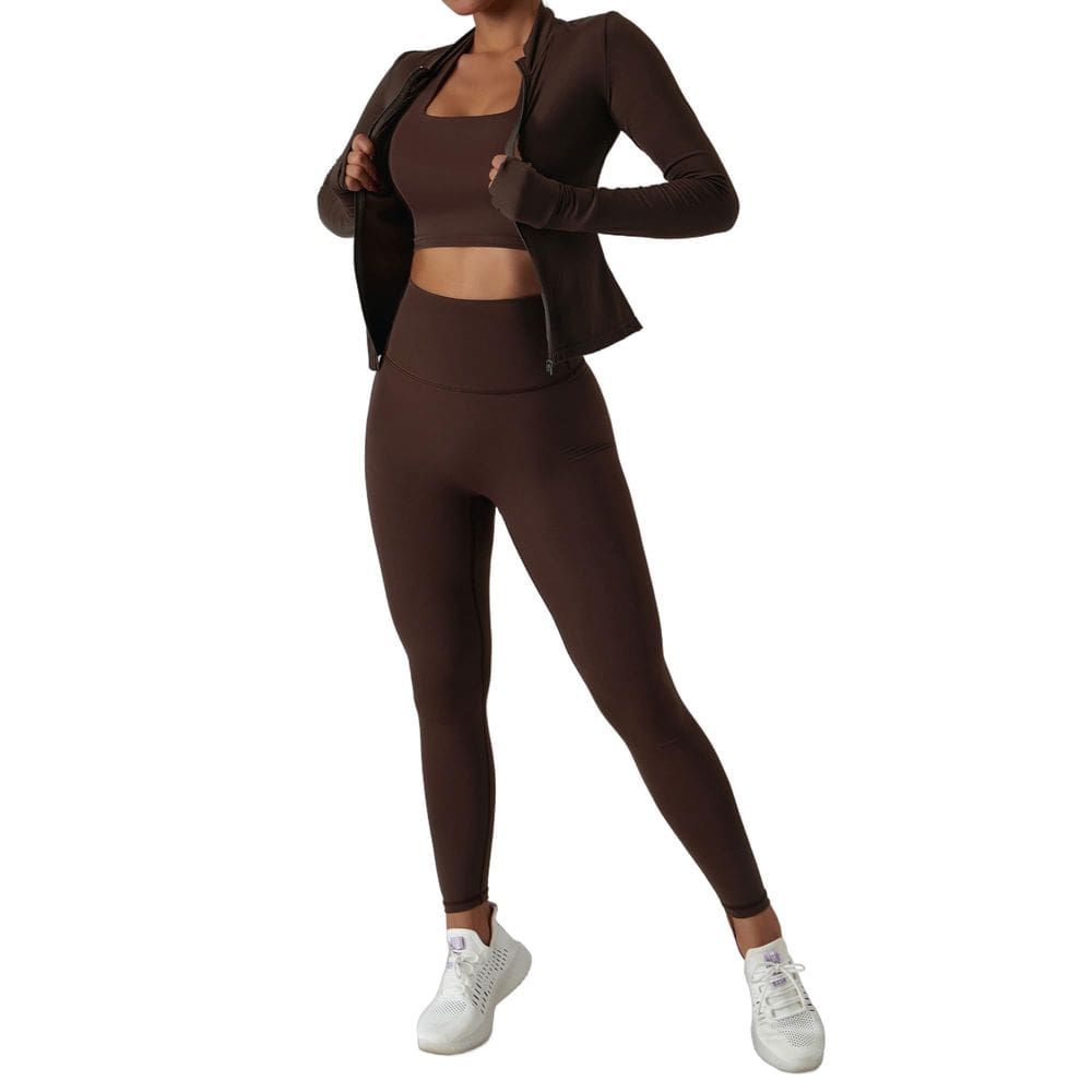 Conjunto de treino MUMANAIXI Seamless que absorve a umidade para mulheres