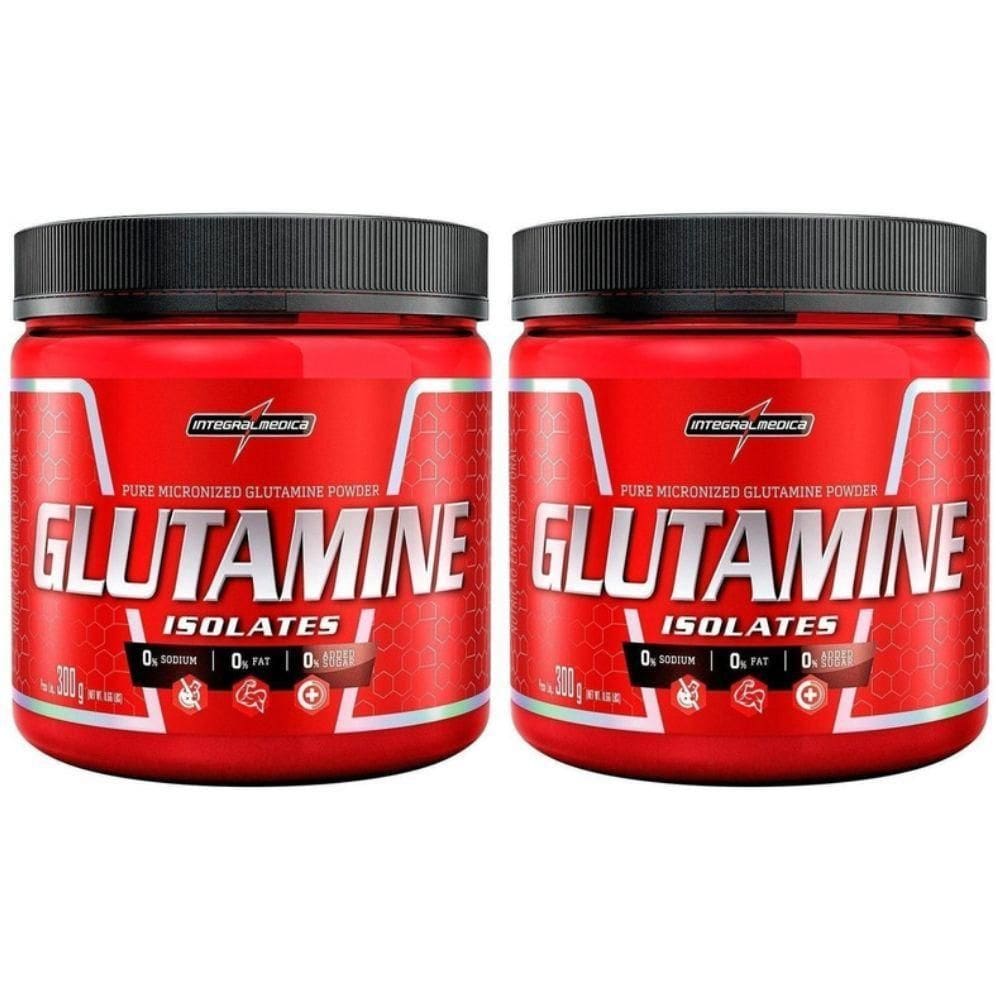 Kit Glutamina Isolada 300G Integralmedica - 2 Unidades