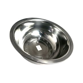 Bacia Inox 4L 28cm Resistente Uso Alimentício e Hospitalar