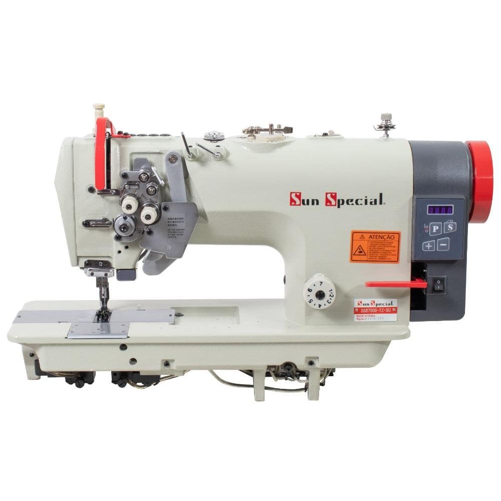 Máquina Costura Industrial Pespontadeira AlternadaSS8750D-TZ-SU 220V - Sun Special