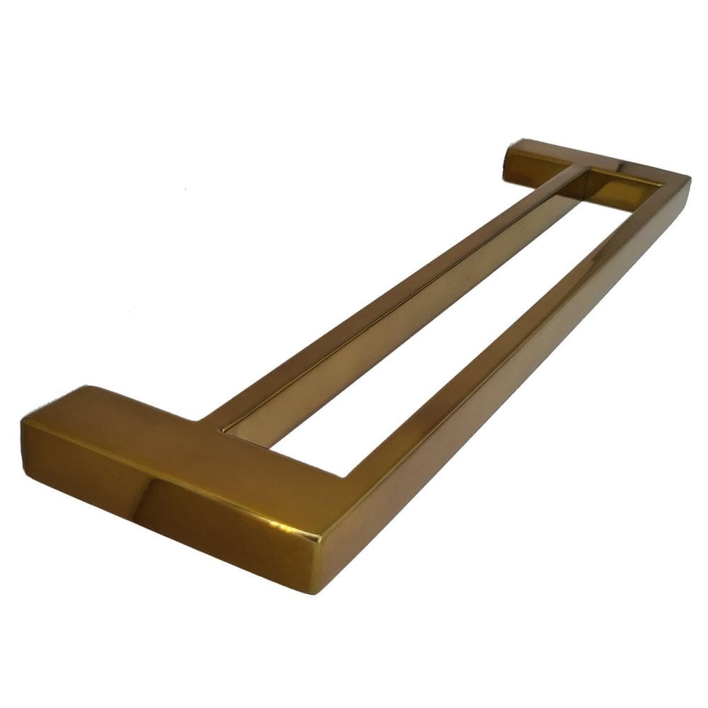 Porta Toalha De Parede Guriri 40Cm Red Gold Inox
