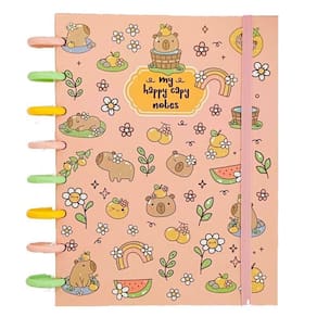 Caderno Disco Buendia Capivaras Tamanhouniversitario