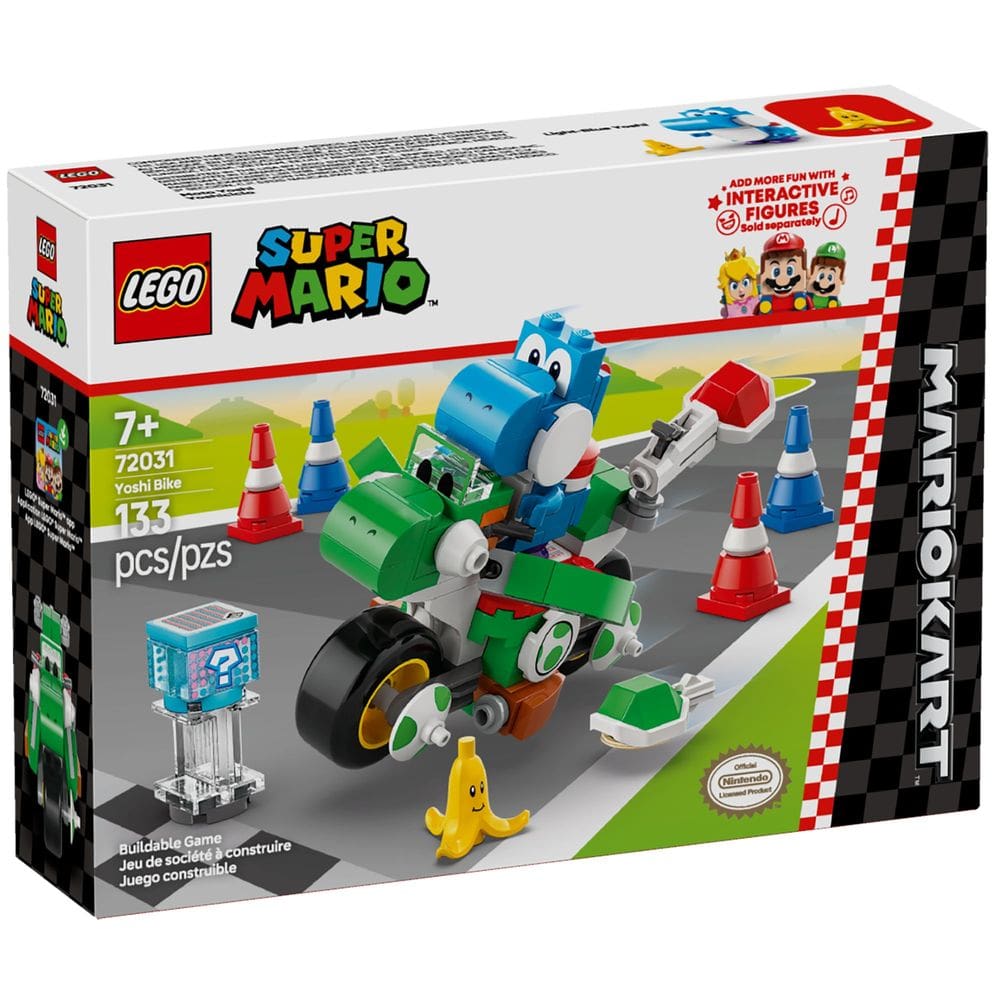 Blocos de Montar - Mario Kart Moto Yoshi LEGO DO BRASIL