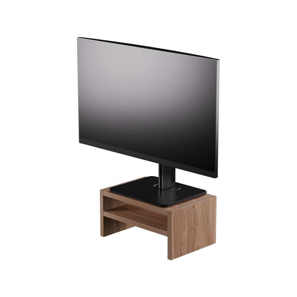 Base Suporte para Monitor Apoio de Mesa Madeira Freijó