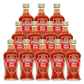 Miniatura Licor Fino de Cereja Stock Cherry Brandy 50ml 12un