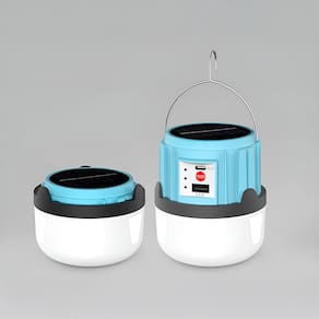 Lanterna Lampião Recarregável por USB e Energia Solar
