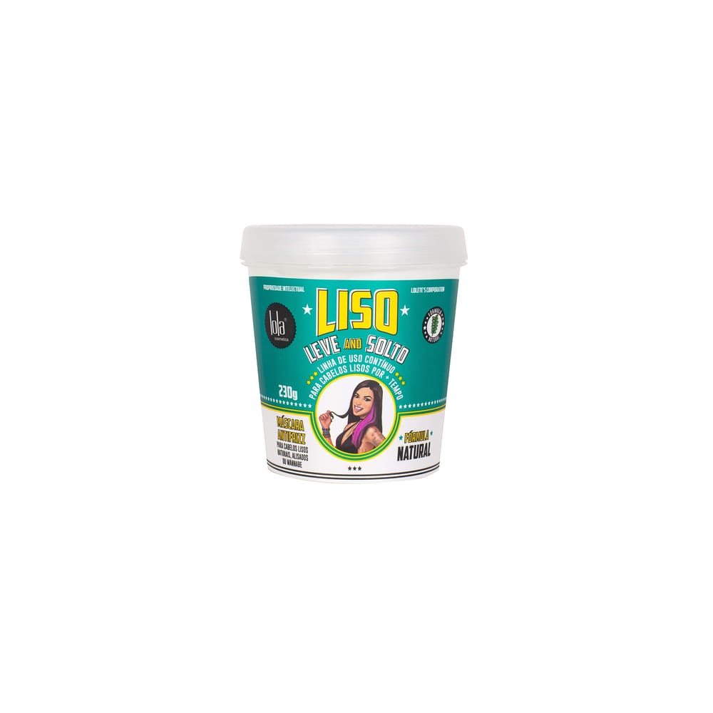 MÁSCARA CAPILAR LIVRE, LEVE AND SOLTA 230g - LOLA