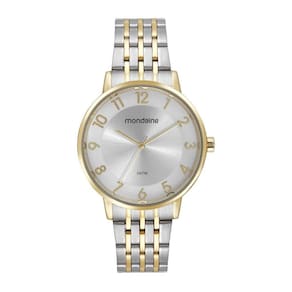 Relogio Mondaine Feminino Ref: 32680Lpmvbe1 Casual Bicolor