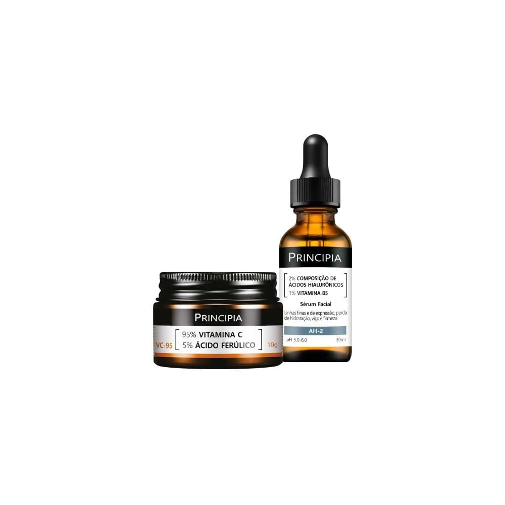 VC95 Vitamina C Pura 95% + Ácido Ferúlico Pó 10g - Princípia